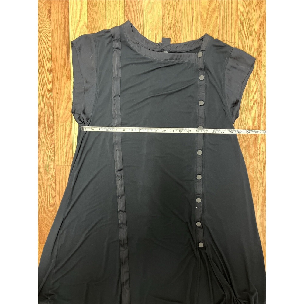 Free People Movement Women Black Button Asymmetric Boho Casual Dress XS - Picture 7 of 8